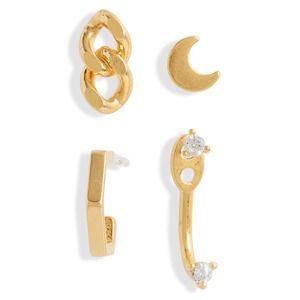 MADEWELL Mix & Match Vintage Gold Earring Set New With Tags